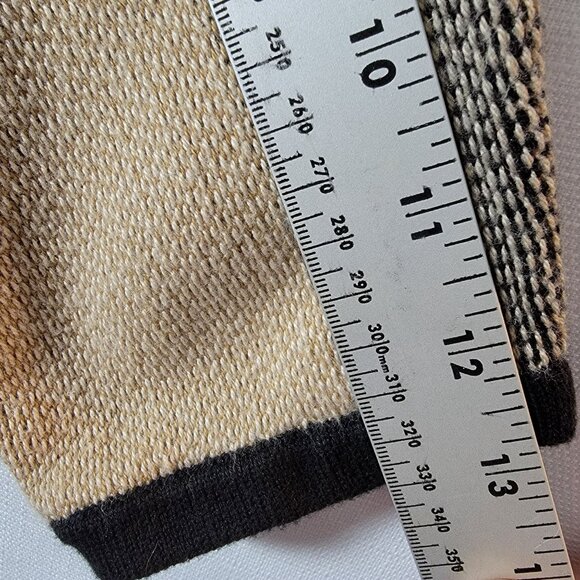 J Jill Womens Sweater Pullover Sz M 3/4 Sleeves Knit Shades Of Brown Autumn Days - Picture 8 of 12